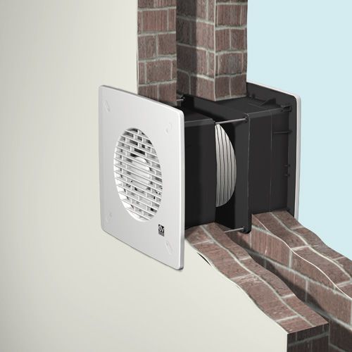 bezkanálový ventilačný systém cez stenu