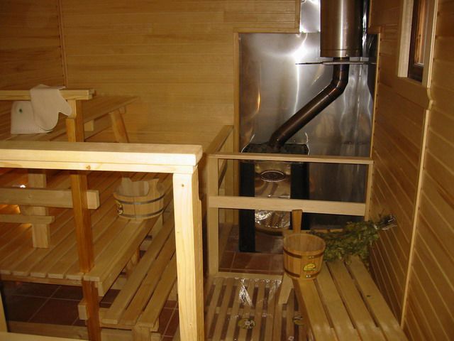 Calefacció de gas sauna